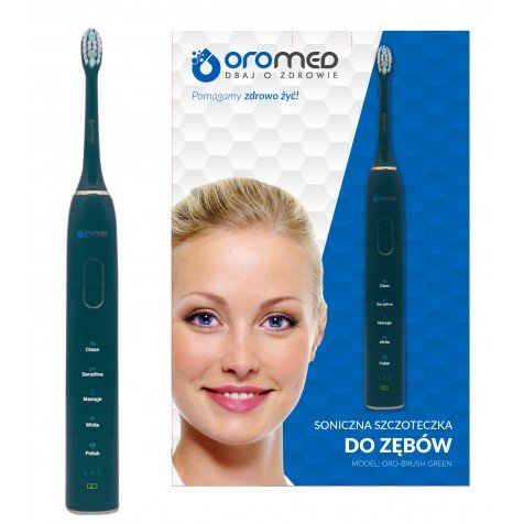 EAN 5907763679786 - Oromed ORO-BRUSH GREEN cepillo eléctrico para dientes Adulto Cepillo dental sónico Verde imagen 1