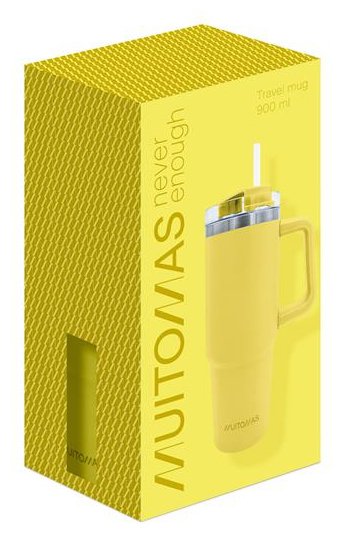 EAN 8021735228554 - Muitomas TRAVELMUG900YL taza de viaje 900 ml Amarillo imagen 3