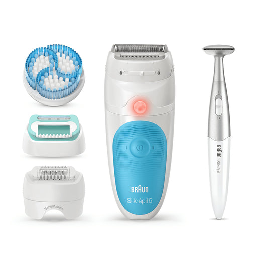 EAN 8001090955395 - Braun Silk-épil 5 5-815 20 pinzas Azul, Blanco imagen 1