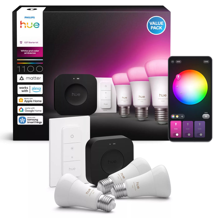 EAN 8720169374508 - Philips Hue White and Color ambiance 8720169374508 iluminación inteligente Kit de iluminación inteligente imagen 3