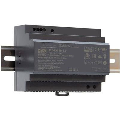 EAN 5715328257559 - MEAN WELL HDR-150-24 adaptador e inversor de corriente 150 W imagen 1