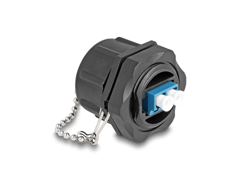 EAN 4043619878864 - DeLOCK 87886 adaptador de fibra óptica LC/LC 1 pieza(s) Negro, Azul imagen 1