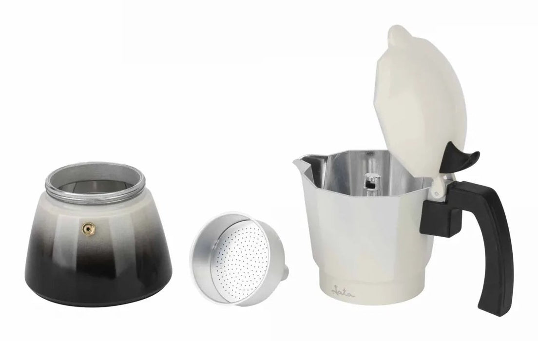 EAN 8436584384731 - JATA HCAF2406 cafetera manual Cafetera italiana 0,3 L Negro, Blanco imagen 5