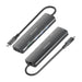 EAN 8435739903131 - AISENS ASUC-6P024-GR base para portátil y replicador de puertos Alámbrico USB 3.2 Gen 1 (3.1 Gen 1) Type- imagen 3