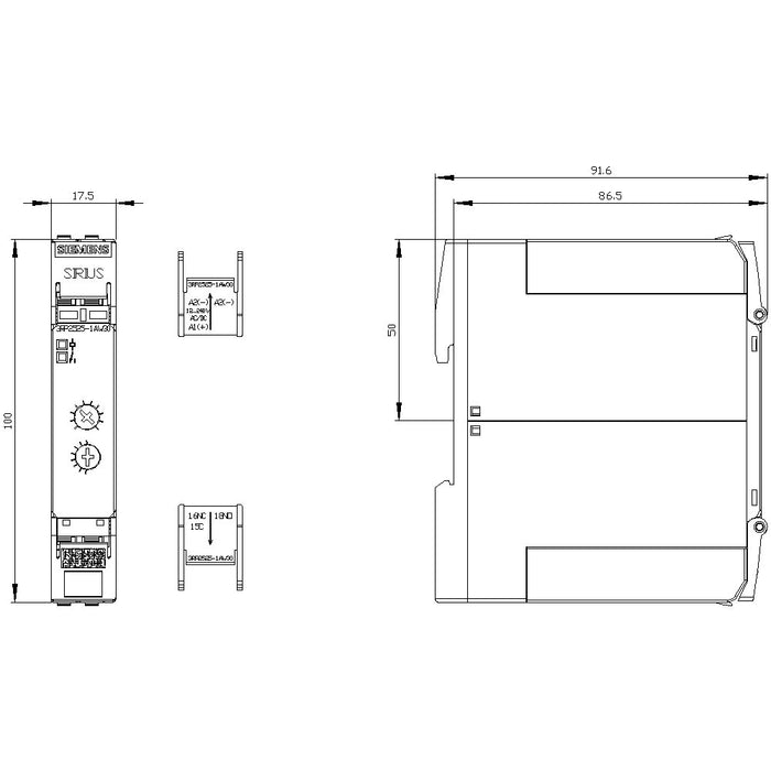 EAN 4011209943612 - Siemens 3RP2525-1AW30 alimentación del relé imagen 5