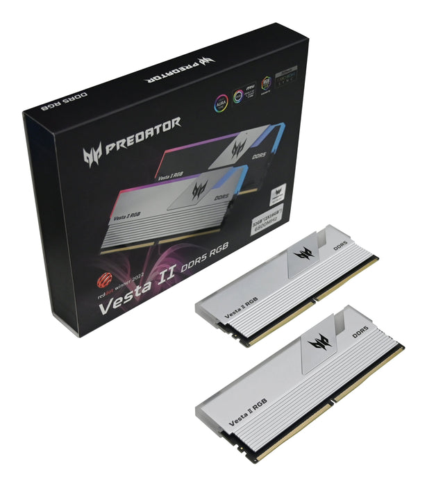 EAN 6955914619593 - Predator VESTA2-64GB-6000-2R8-V4 módulo de memoria 2 x 32 GB DDR5 6000 MT/s 288-pin DIMM imagen 10