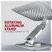 EAN 8595247908650 - Axagon STND-LR soporte para ordenador portátil Mesita plegable para ordenador portátil Plata 43,9 cm (17. imagen 4