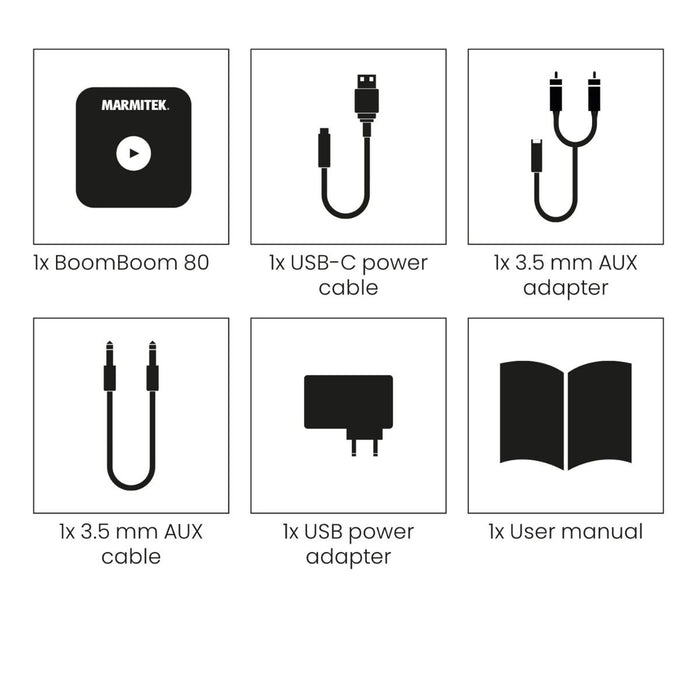 EAN 8718164531828 - Marmitek 25008182 receptor de audio bluetooth 100 m Negro imagen 8