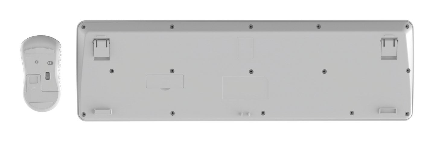 EAN 8716309137027 - Gembird KBS-WPS-01-W teclado Ratón incluido Oficina RF inalámbrico QWERTY Internacional de EE.UU. Blanco imagen 5