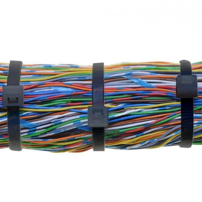 EAN 8057685306370 - Techly 200 x 2.5mm presilla Nylon Negro 100 pieza(s) imagen 6