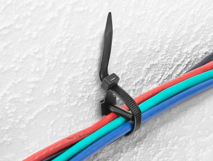 EAN 4043619189144 - DeLOCK 18914 presilla Bridas adherentes para cables Nylon Negro 100 pieza(s) imagen 4