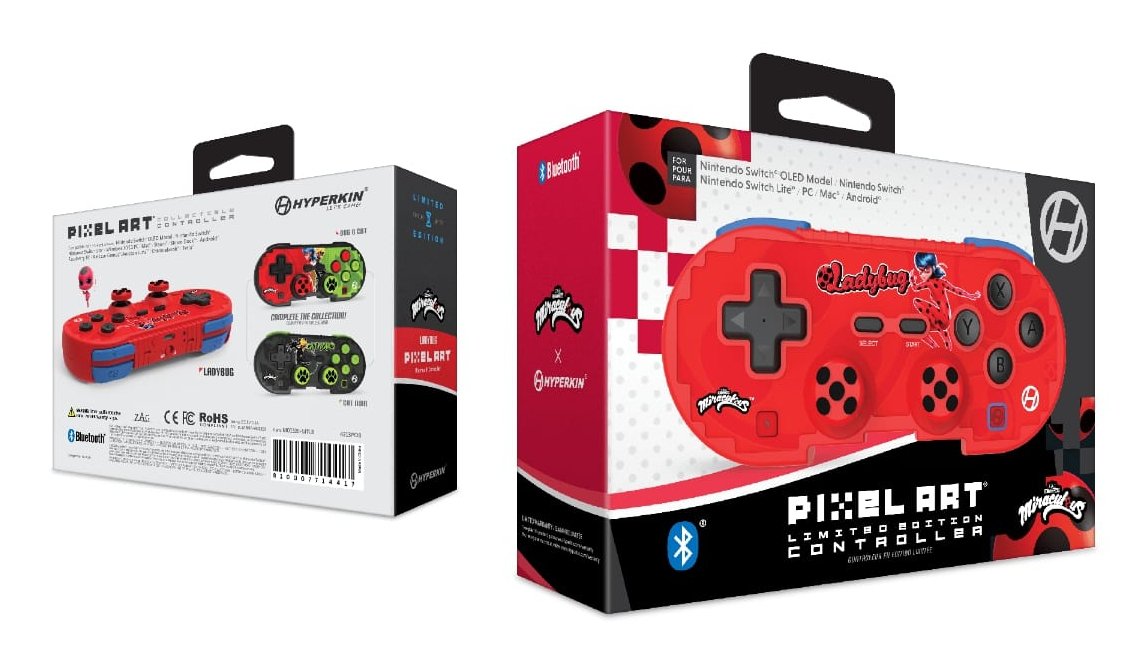 EAN 0810007714417 - Hyperkin M01328-MTLB mando y volante Negro, Azul, Rojo Bluetooth Gamepad Android, MAC, Nintendo Switch, N imagen 3