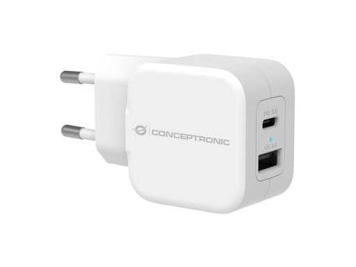 EAN 4015867226353 - Conceptronic ALTHEA09W cargador de dispositivo móvil Universal Blanco Corriente alterna Carga rápida Inte imagen 1