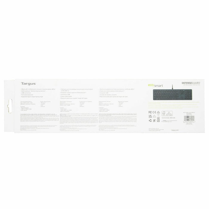 EAN 5063194001463 - Targus EcoSmart AKB874NO teclado Universal USB QWERTY Nórdico Negro imagen 14