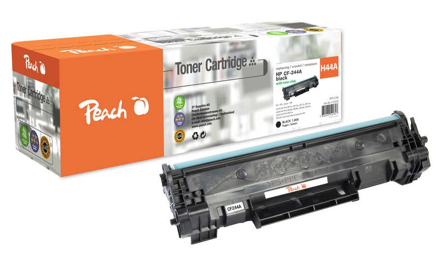 EAN 7640460541847 - Peach 112325 cartucho de tóner 1 pieza(s) Compatible Negro imagen 1