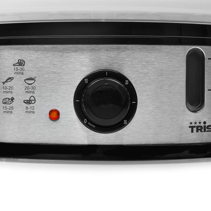EAN 8713016065728 - Tristar VS-3914 vaporizador 3 cesta(s) Encimera 1200 W Negro, Acero inoxidable, Translúcido imagen 4