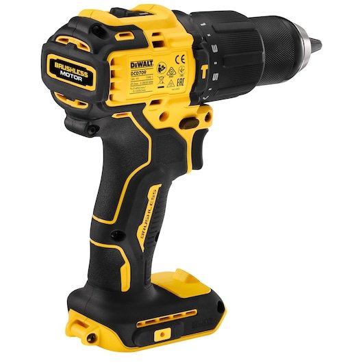EAN 5035048737552 - DeWALT DCD709N-XJ taladro 1650 RPM Sin llave 1,2 kg Negro, Amarillo imagen 3