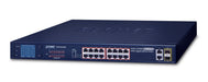 EAN 4711605283748 - PLANET FGSW-1822VHP switch No administrado Fast Ethernet (10/100) Energía sobre Ethernet (PoE) 1U Azul imagen 1