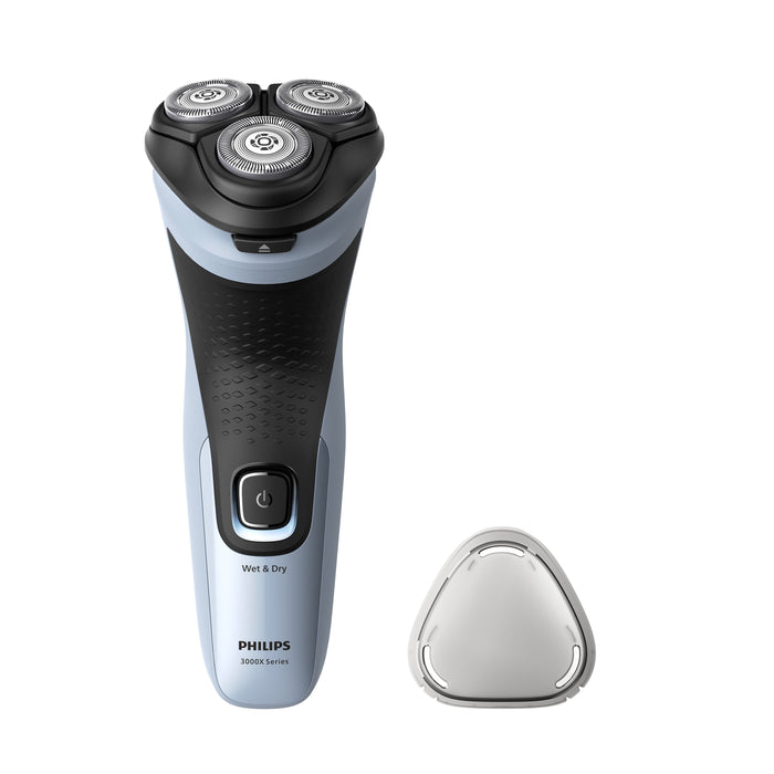 EAN 8720689019033 - Philips X3003/00 afeitadora Máquina de afeitar de rotación Recortadora Azul imagen 1