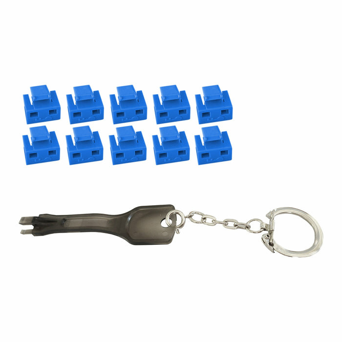 EAN 4017538005397 - S/CONN maximum connectivity 08-01034 bloqueador de puerto Bloqueador de puerto + clave RJ-45 Azul 1 pieza imagen 1