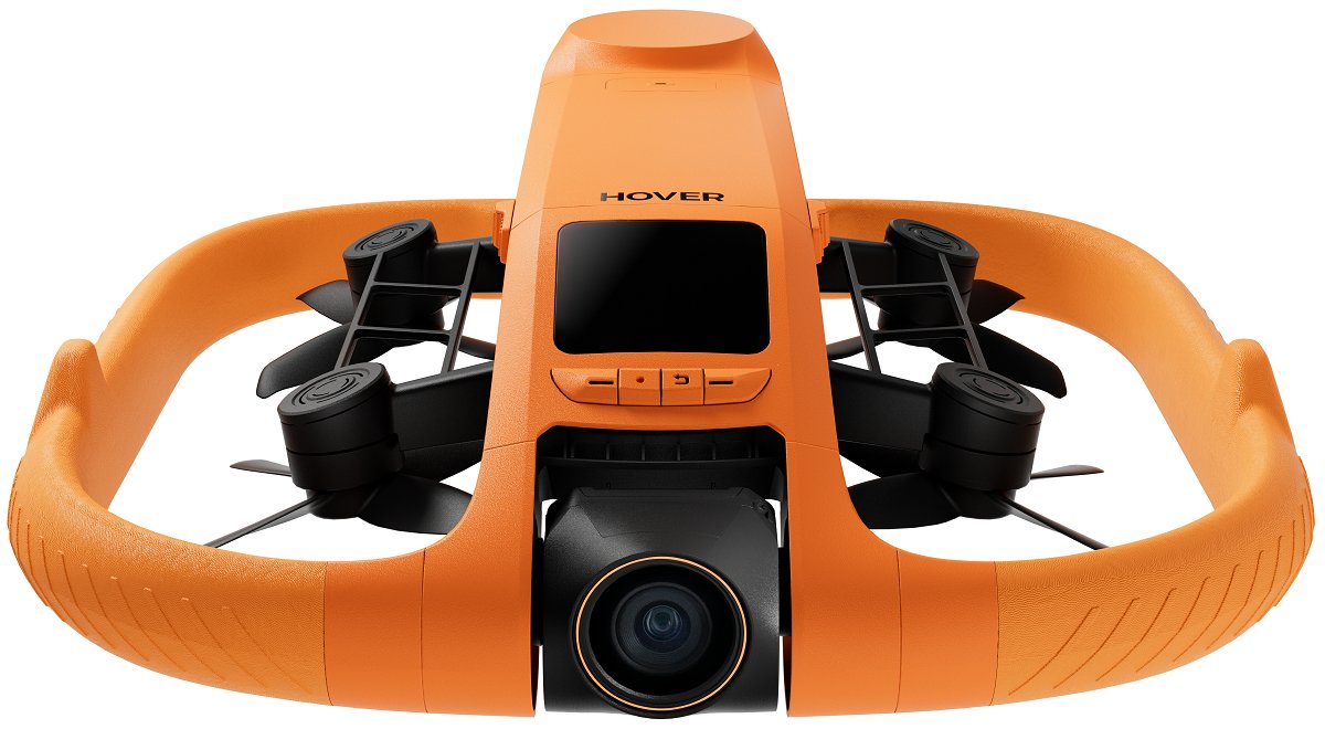 EAN 6977791922368 - HOVERAir SP08H006 dron con cámara 4 rotores Dron submarino 3840 x 2160 Pixeles 2013 mAh Naranja imagen 1