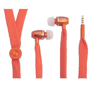 EAN 4052792013375 - LogiLink HS0027 auricular y casco Auriculares Alámbrico Dentro de oído Llamadas/Música Naranja imagen 1