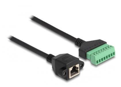 EAN 4043619660605 - DeLOCK 66060 cable de red Negro, Verde Cat6 U/UTP (UTP) imagen 2
