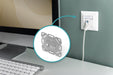 EAN 4016032384137 - Digitus DN-93831-1 placa de pared y cubierta de interruptor Metálico imagen 2