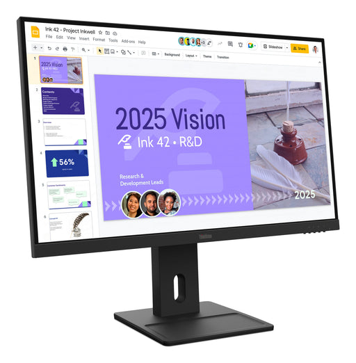 EAN 0198157471900 - Lenovo ThinkVision E27Q-40 pantalla para PC 68,6 cm (27") 2560 x 1440 Pixeles Quad HD LCD Negro imagen 2