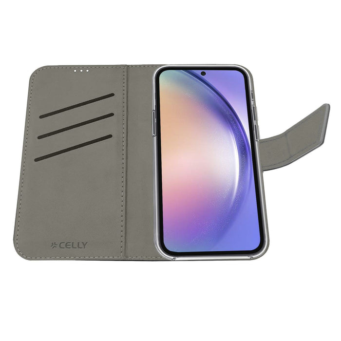 EAN 8021735207085 - Celly WALLY1064 funda para teléfono móvil 16,8 cm (6.6") Funda cartera Negro imagen 4