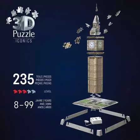 EAN 4005555080251 - Ravensburger 12008025 puzzle Puzle 3D 216 pieza(s) Edificios imagen 4