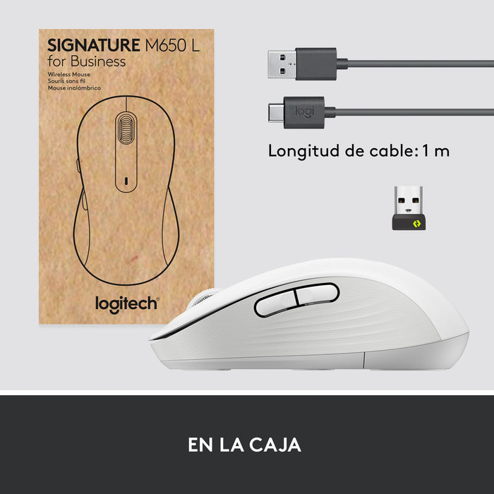 EAN 5099206097285 - Logitech Signature M650 L for Business ratón Oficina mano derecha Óptico 4000 DPI imagen 15
