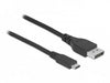 EAN 4043619860371 - DeLOCK 86037 adaptador de cable de vídeo USB Tipo C Negro imagen 1