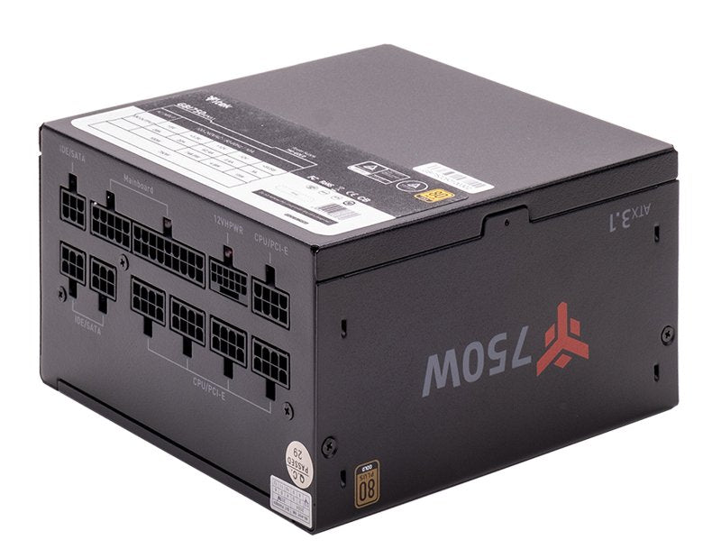 EAN 8056157883876 - itek GBI750 unidad de fuente de alimentación 750 W 20+4 pin ATX ATX Negro imagen 2