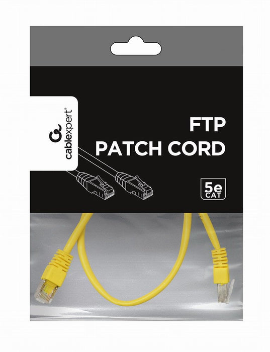 EAN 8716309051941 - Gembird PP22-0.5M/Y cable de red Amarillo 0,5 m Cat5e imagen 5