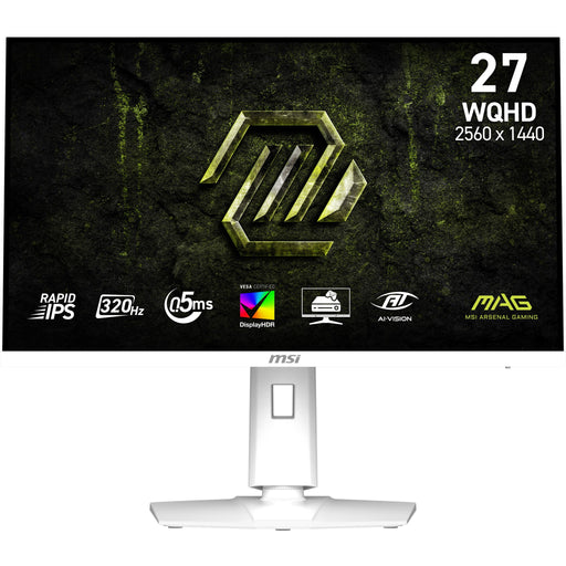 EAN 4711377312011 - MSI MAG 274QRFW X32 pantalla para PC 68,6 cm (27") 2560 x 1440 Pixeles Wide Quad HD LCD Blanco imagen 1