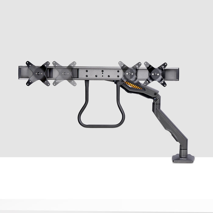 EAN 65030906340 - StarTech.com H2M1AS2-MONITOR-ARM soporte para monitor 68,6 cm (27") Escritorio Negro imagen 3