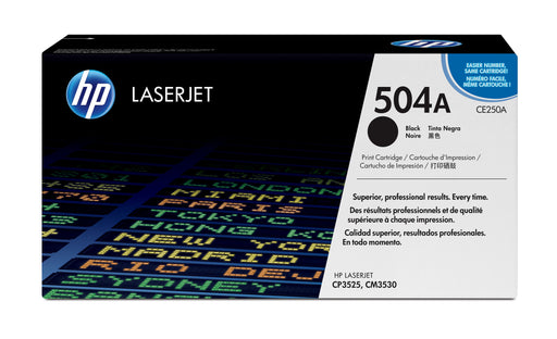 EAN 0883585595686 - HP 504A Black Original LaserJet Toner Cartridge cartucho de tóner 1 pieza(s) imagen 1