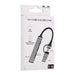 EAN 3303170116043 - T'nB HUBSLIM4 hub de interfaz USB 2.0 5000 Mbit/s Gris imagen 3