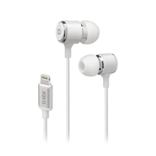EAN 8018417253072 - SBS TEINEARLIGHTW auricular y casco Auriculares Alámbrico Dentro de oído Llamadas/Música Blanco imagen 2