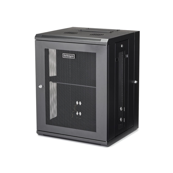 EAN 0065030870085 - StarTech.com RK1520WALHM armario rack Bastidor de pared Negro imagen 1