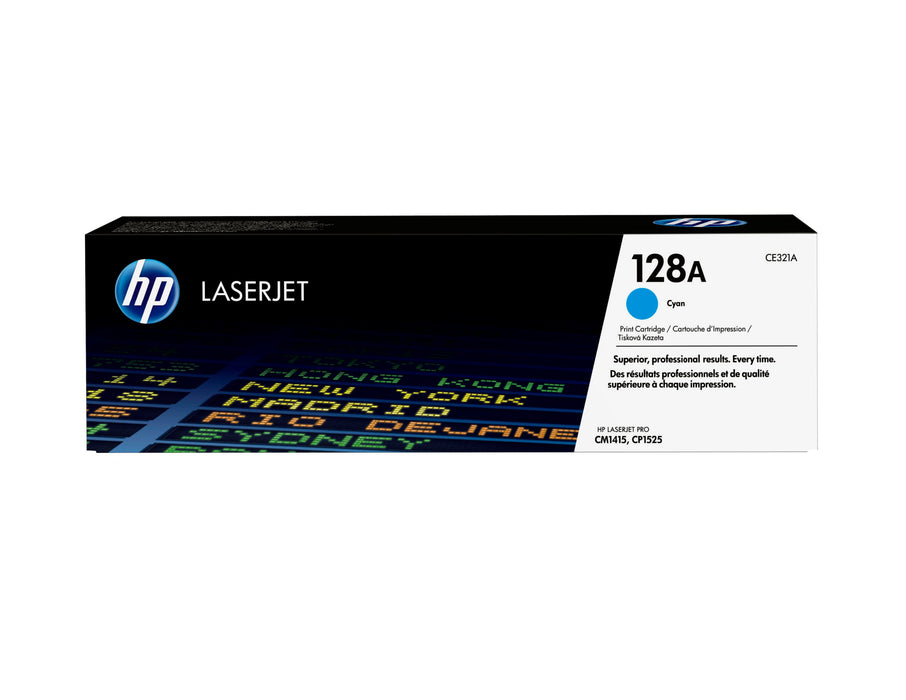 EAN 0884420854517 - HP 128A Cyan Original LaserJet Toner Cartridge cartucho de tóner 1 pieza(s) imagen 1