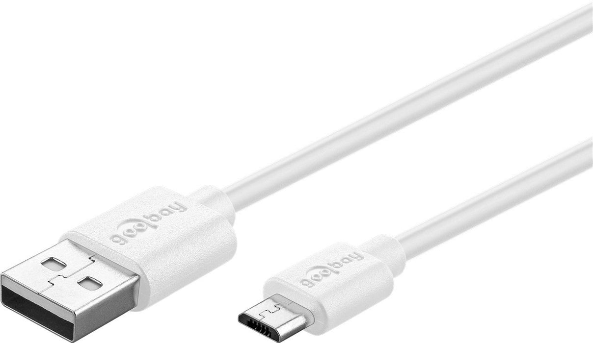 EAN 4040849438370 - Goobay 43837 cable USB USB 2.0 1 m USB A Micro-USB B Blanco imagen 4