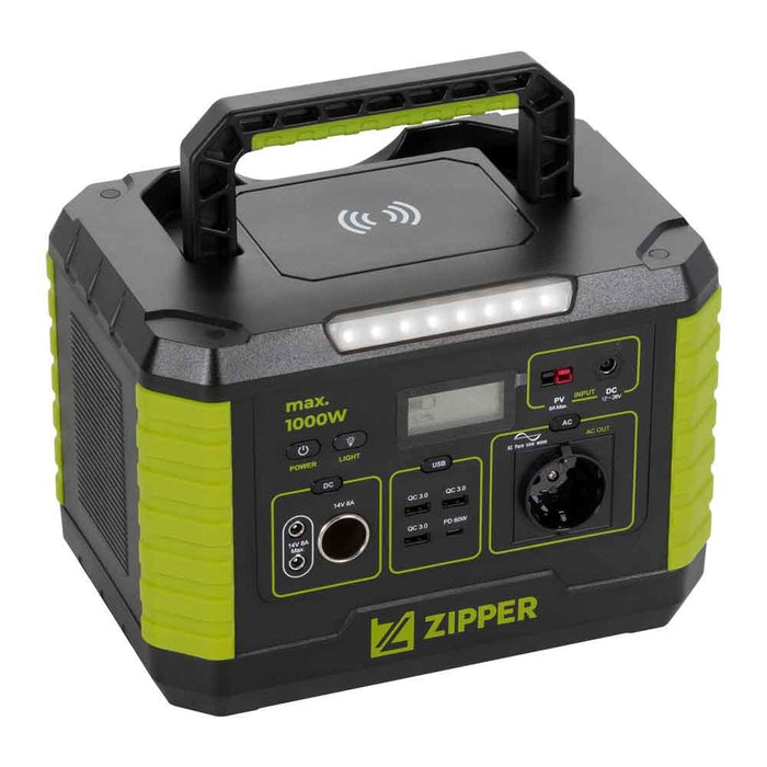 EAN 9120039234670 - Zipper ZI-PS1000 estación de energía portátil 8 Ión de litio 1000 W 8,7 kg imagen 4
