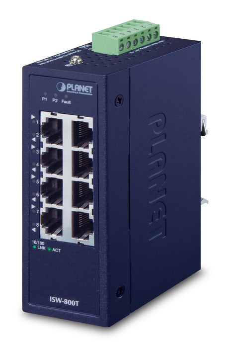 EAN 4711605282802 - PLANET ISW-800T switch No administrado L2 Fast Ethernet (10/100) Azul imagen 1