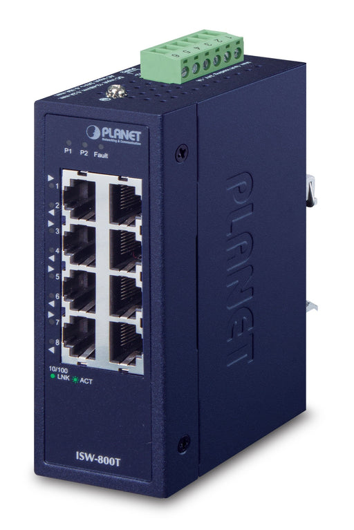 EAN 4711605282802 - PLANET ISW-800T switch No administrado L2 Fast Ethernet (10/100) Azul imagen 1