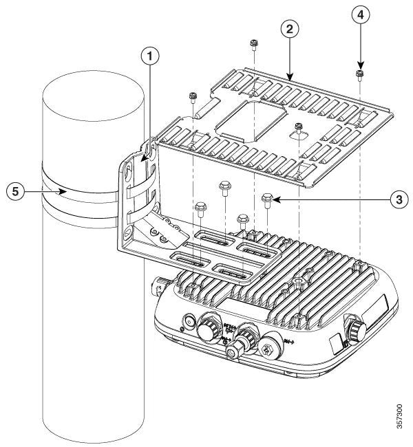 EAN 889728343107 - Cisco AIR-MNT-HORZ1= kit de montaje imagen 1