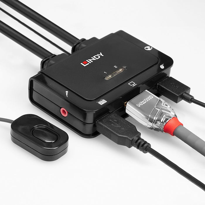 EAN 4002888423403 - Lindy 42340 interruptor KVM Negro imagen 5