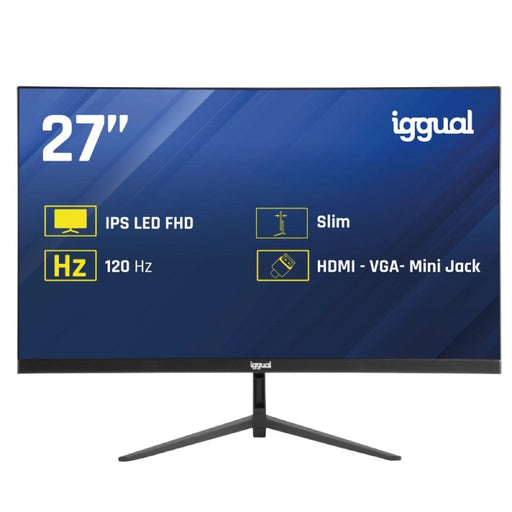 EAN 8435364319406 - iggual ML27S pantalla para PC 68,6 cm (27") 1920 x 1080 Pixeles Full HD LED Negro imagen 1