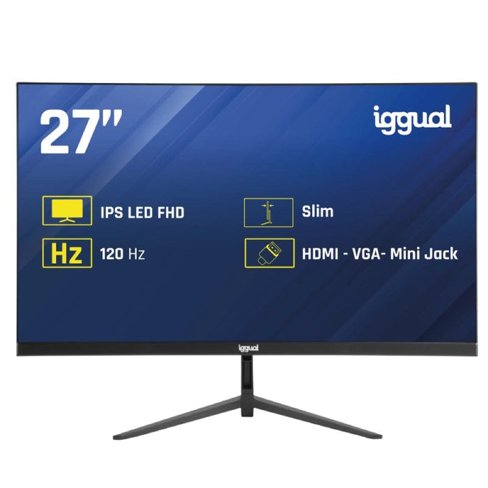 EAN 8435364319406 - iggual ML27S pantalla para PC 68,6 cm (27") 1920 x 1080 Pixeles Full HD LED Negro imagen 1